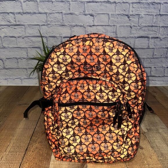 Trans jansport Backpack Skulls hearts - Picture 1 of 13